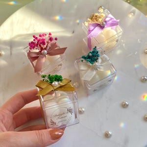 Candele regalo personalizzate fatte a mano, bomboniere per gli ospiti all'ingrosso, regali di fidanzamento e henné, regali per la festa della sposa, bomboniere Nikkah