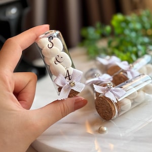 Cadeaux de mariage personnalisés en vrac pour les invités, bougie-cadeau-demoiselle d&#39;honneur-bébé-fête-douche-baptême-anniversaire-café-fiançailles-personnalisable