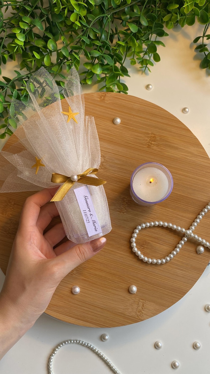 Personalized Candle Wedding Favors, Elegant Glass Bottle, Bridal Shower ...