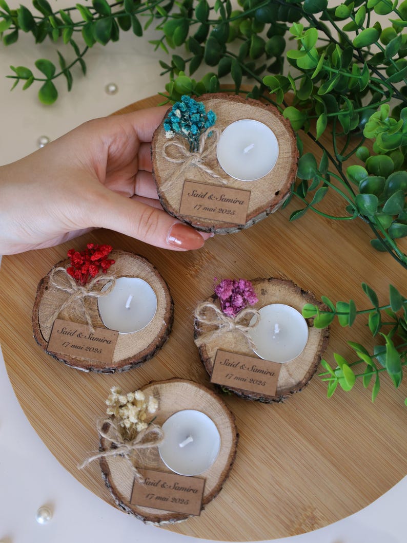 Bulk Wedding Favors for Guests | Rustic Bulk Candle Favors | Bridal ...