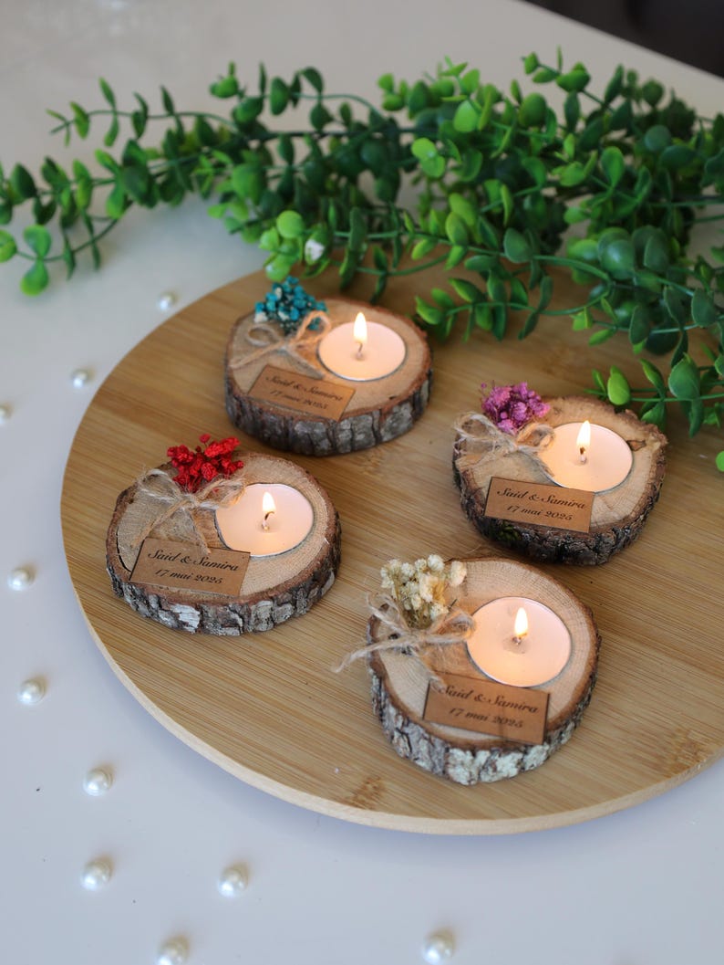 Bulk Wedding Favors for Guests | Rustic Bulk Candle Favors | Bridal ...