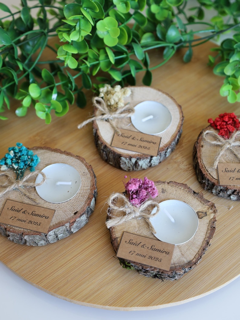 Bulk Wedding Favors for Guests | Rustic Bulk Candle Favors | Bridal ...