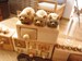 Miniature chest of drawers with pigs, Wood Sculpture, Wood box, Personalized Gifts, one of a kind box, Wood carving, Made to Order 