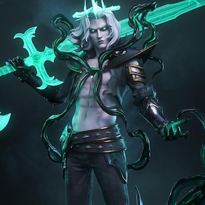 Viego - League of Legends - 3D Printed Figure kit (Unpainted)