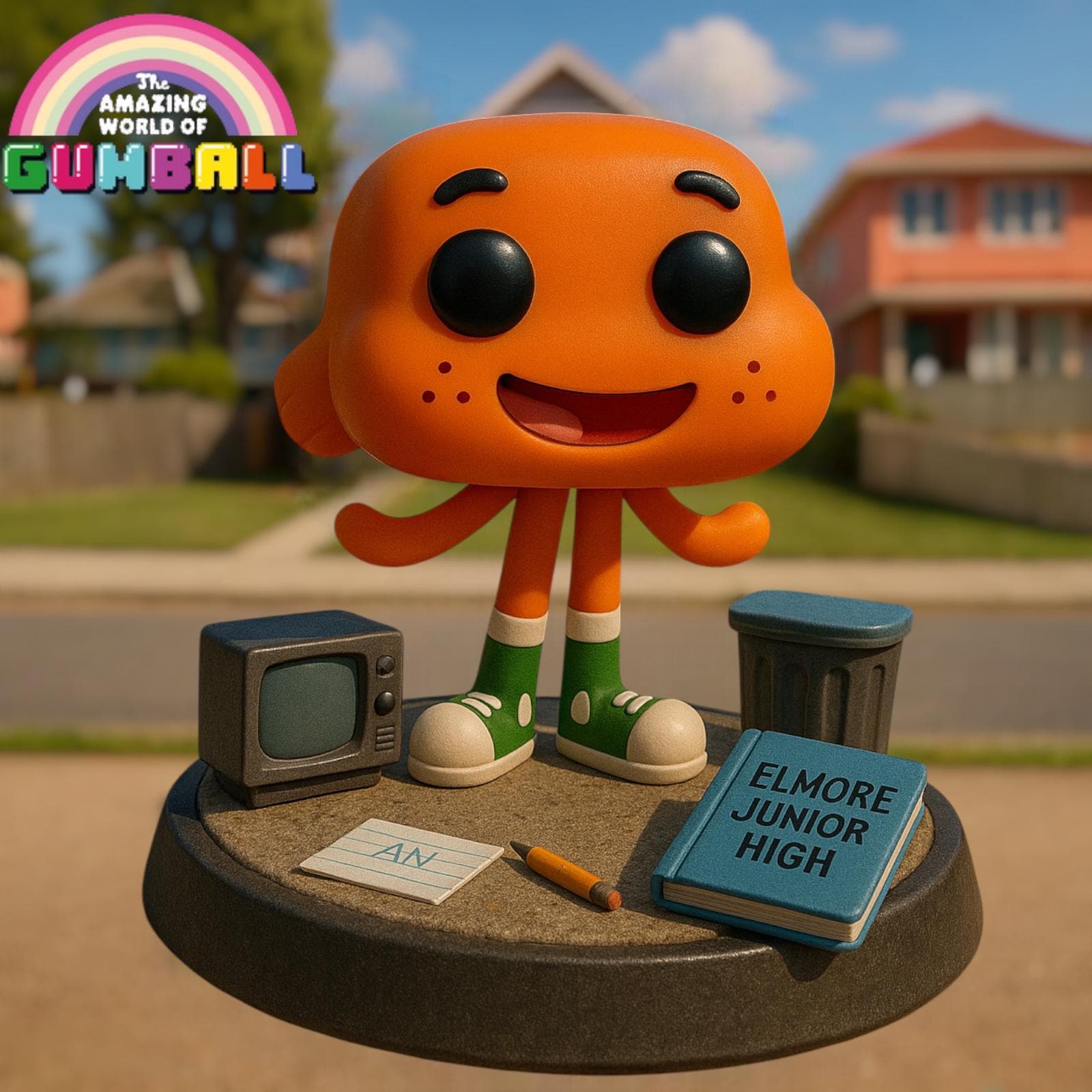 Custom Darwin From Gumball Funko - 3D Printed Figure Kit - Etsy