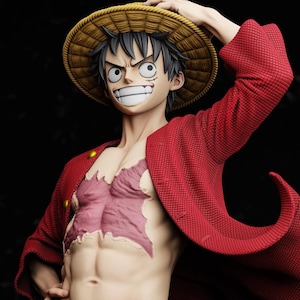 Luffy - One Piece - 3D Printed Figure kit (Unpainted)