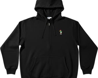 Polo Ralph Lauren Croquet Bear Full Zip Hoodie Black XLT Tall Mens Embroidered
