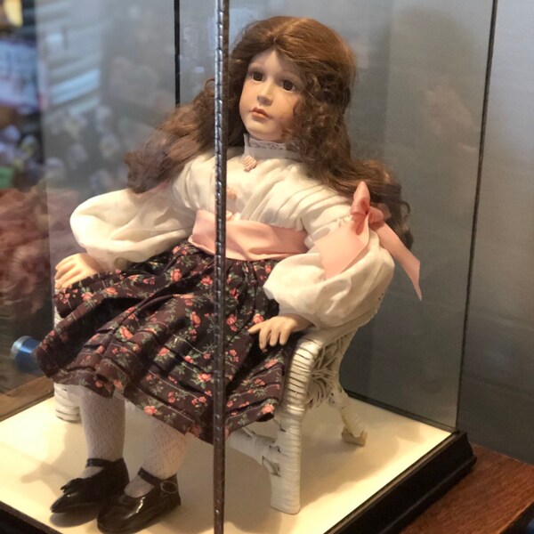 Doll Display Case Etsy
