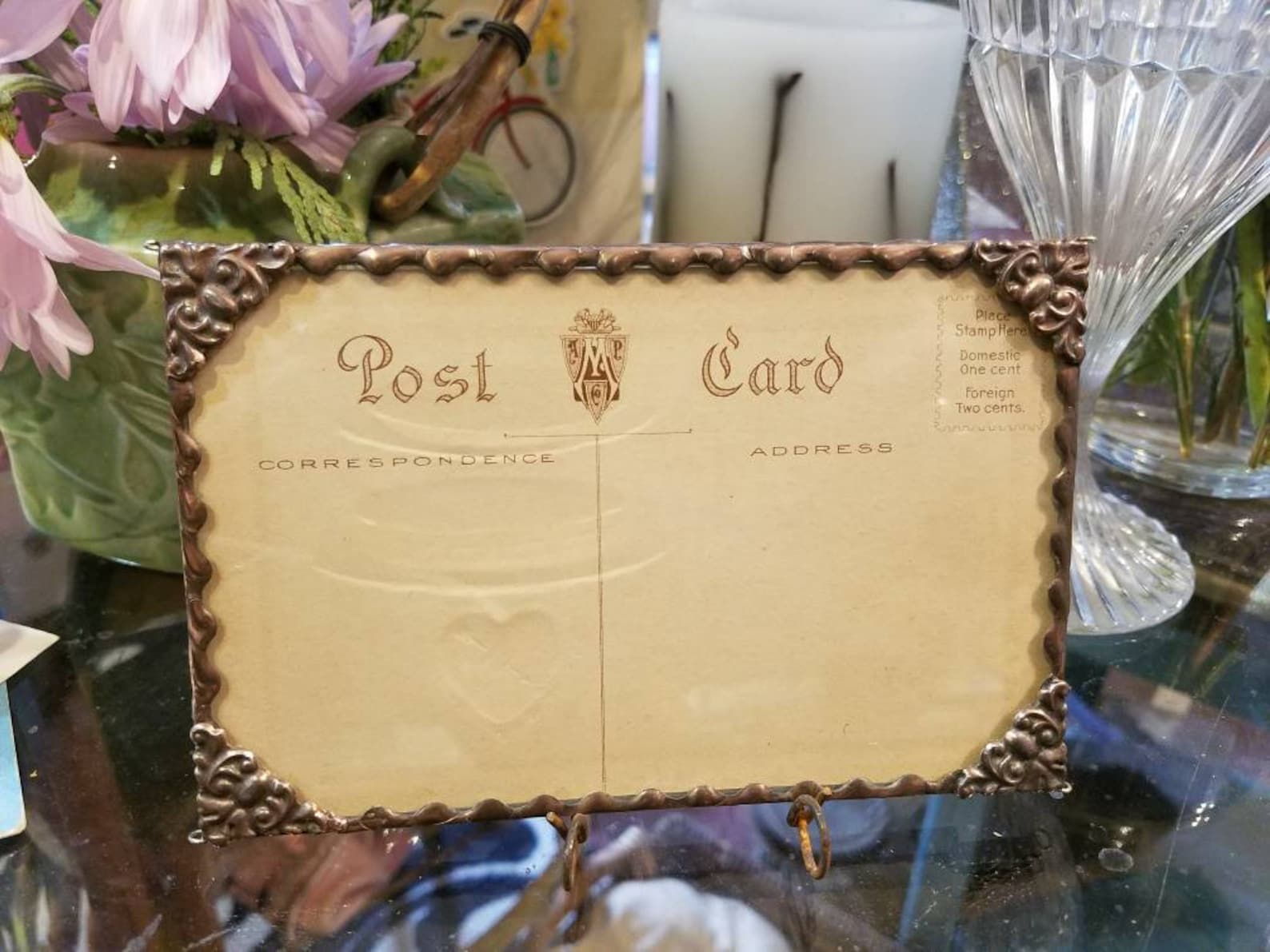 Postcard Frame 3 1/2 x 5 1/2 interchangeable for your favorite Etsy