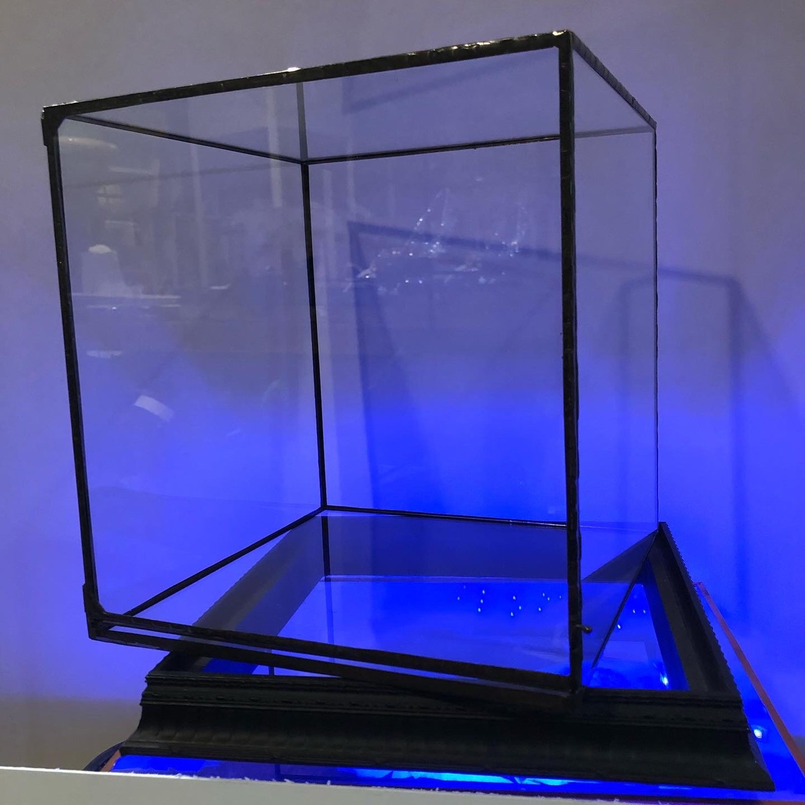 presentation box glass top
