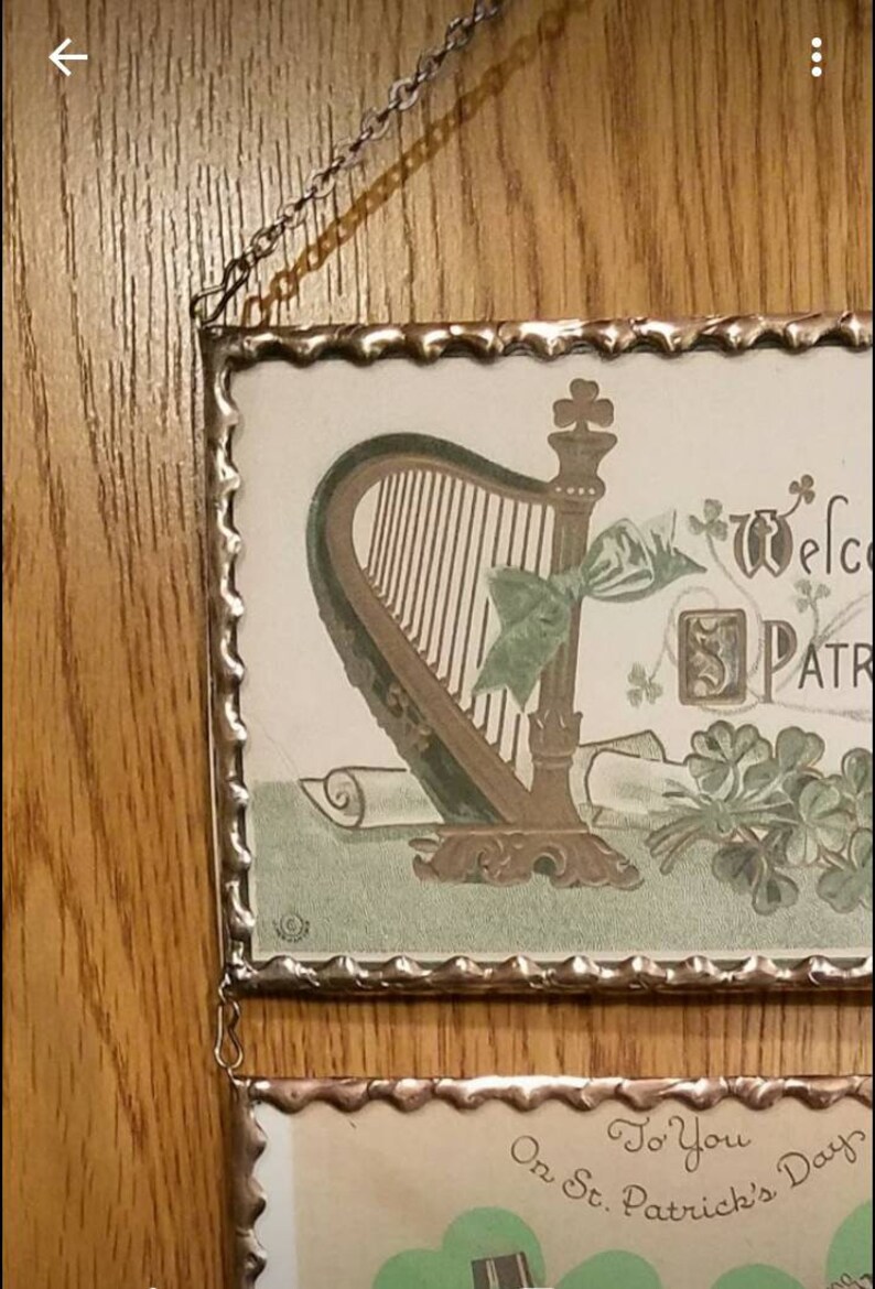 Interchangeable Postcard Frame 3 1/2 X 5 1/2. Two Pieces of Etsy