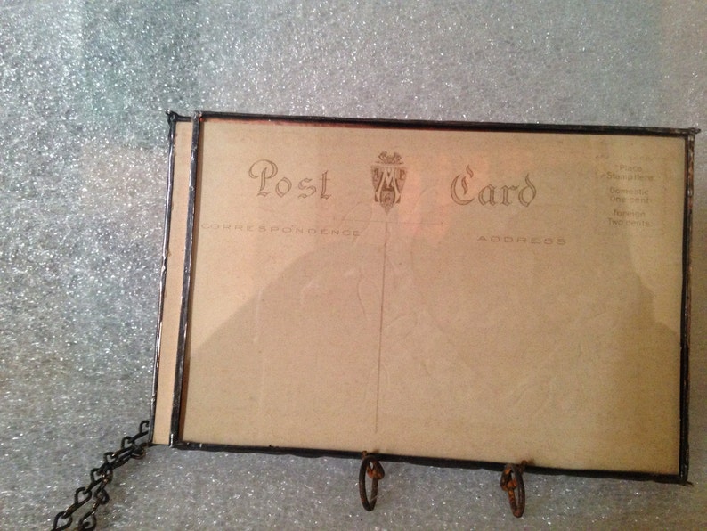 Vintage postcard frame for your vintage postcards two sided Etsy