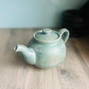 Handmade Ceramic Teapot | Rustic Stoneware Tea Pot | Artisan Tea Lover Pottery Gift | 750ml