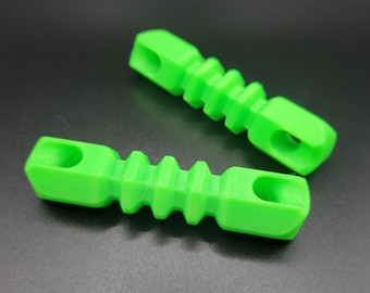 x2 Glow-in-the-Dark Dogbone Antenna Insulators: 3D Printed Ham Radio Parts