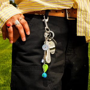 frutiger aero inspired keychain
