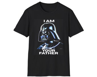 Darth Vader Father's Day T-Shirt, Funny Star Wars Gift, Unisex Tee, Geeky Apparel, Movie Lover Present, Father's Day Tee