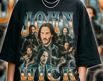 John Wick T-Shirt | Baba Yaga Shirt | Action Movie Tee | Assassin Streetwear | Keanu Reeves Wick Graphic Shirt