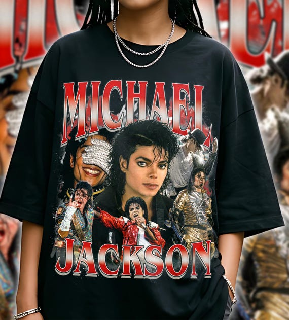 Michael Jackson Vintage Rap Tee Style Shirt | King of Pop Graphic