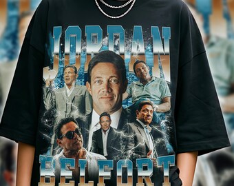Jordan Belfort Wolf of Wall Street Vintage Graphic T Shirt Retro Rap Tee Entrepreneur Money Mindset Streetwear Unisex Gift Business Tee