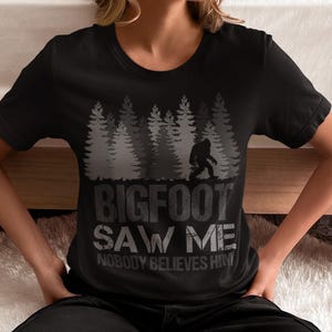Funny Bigfoot PNG: Sasquatch Cryptid Humor Graphic (Digital Download)