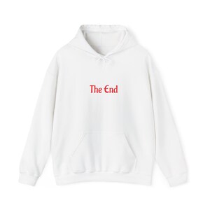 Sudadera blanca con pentagrama oculto, sudadera del fin de los tiempos, jersey gótico unisex, ropa de brujería ritual, top de moda alternativa, oscuro