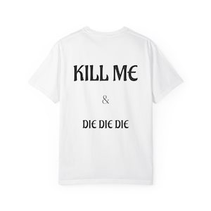 Gothic Graphic T-Shirt with Edgy Designs, Unisex Streetwear, Casual Outfit, Gift for Music Lovers, Alternative Fashion