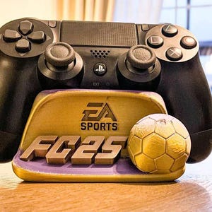 FC 25 Controller Stand 3D Print STL File – EA Sports Themed 3D Printed Holder