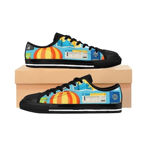 Colorful Travel Sneakers: Nylon Canvas Casual Shoes