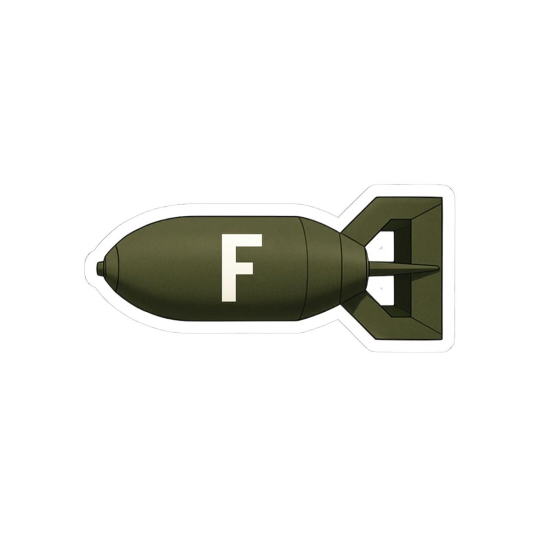 Army Bomb Glossy Sticker | Military-inspired Laptop Decal - Etsy