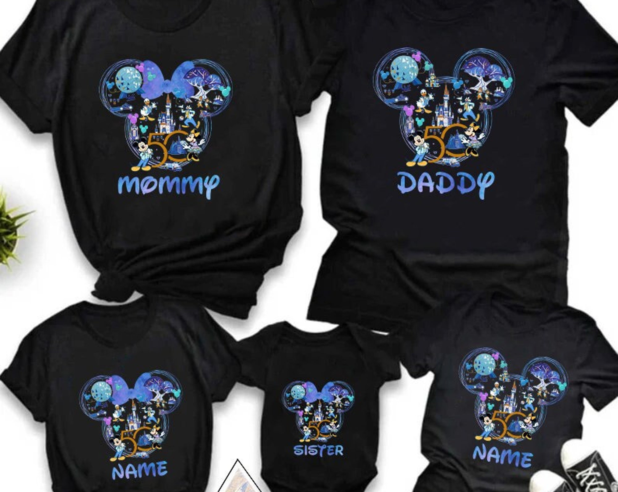 Discover Custom Mickey Family Shirts, Disney 50th Anniversary Family Trip Shirt, Disney 50th Shirt