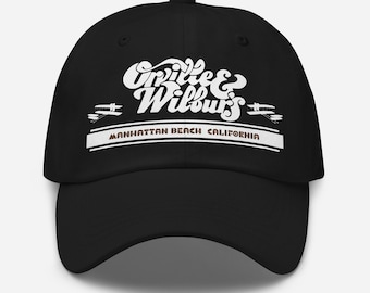 Orville and Wilburs Restaurant Manhattan Beach California Mom and Dad Hat (gone but not forgotten)