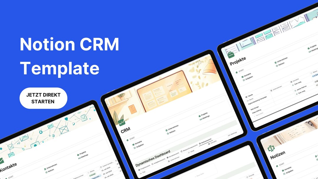 Notion CRM Template – Contact Management, Project Planning, Sales ...