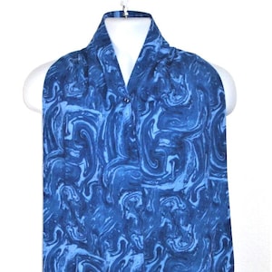 Adult Bib / Dinner Scarf / Dignity Bib - Seniors, Nursing Home, Handicap Clothing Protection - Marble Prints