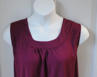 M-2X  Wickaway Post Surgery Shirt ( Shoulder, Breast Cancer, Mastectomy) / Breastfeeding  - Style Sara