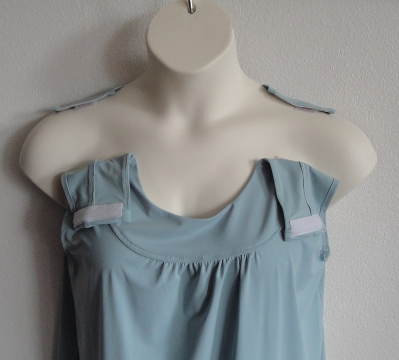 S & 2X Post Surgery Nightgown Breast Cancer Mastectomy Etsy