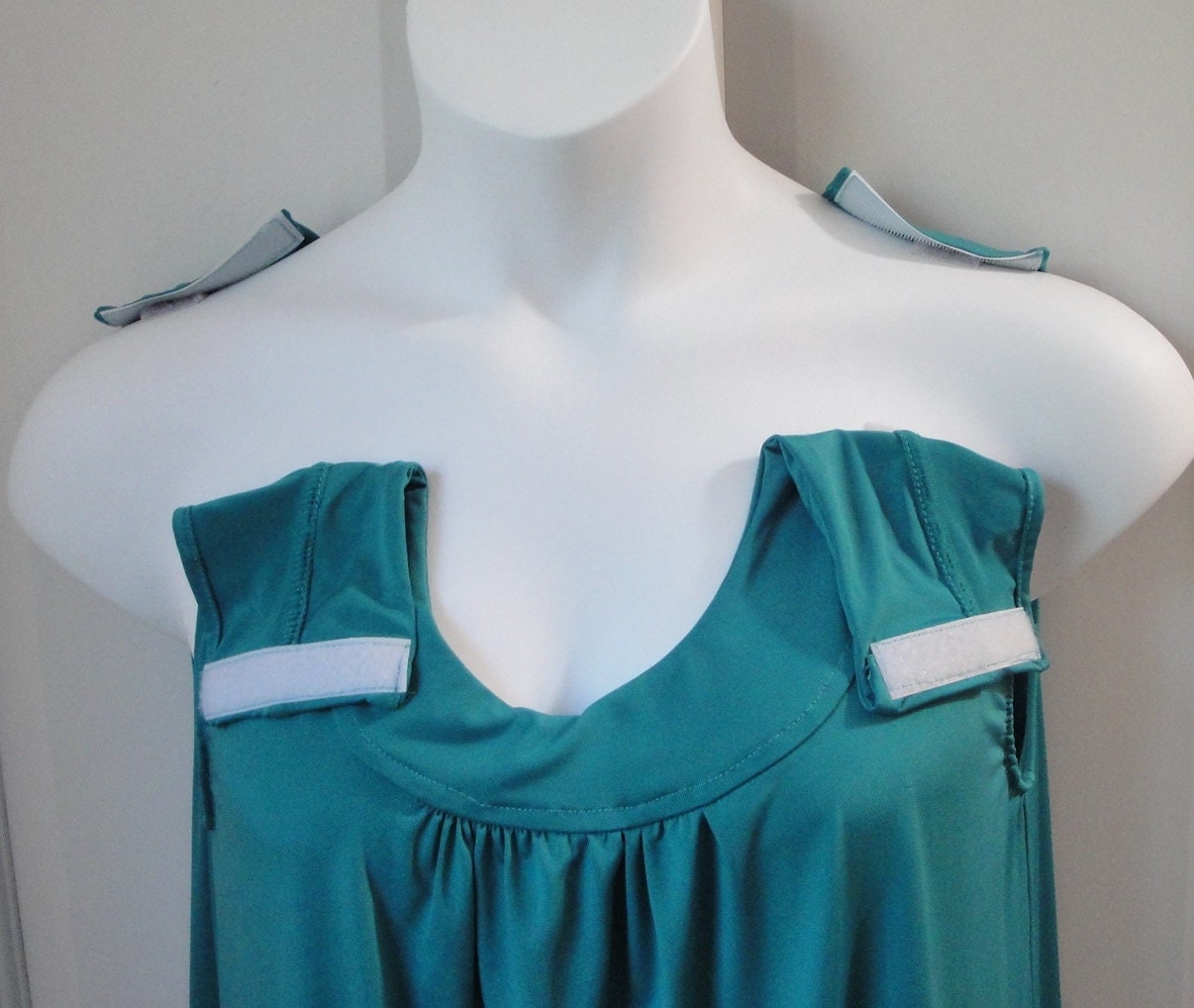 2X Post Surgery Nightgown breast Cancer, Mastectomy, Shoulder Surgery/ Special Needs Hospice