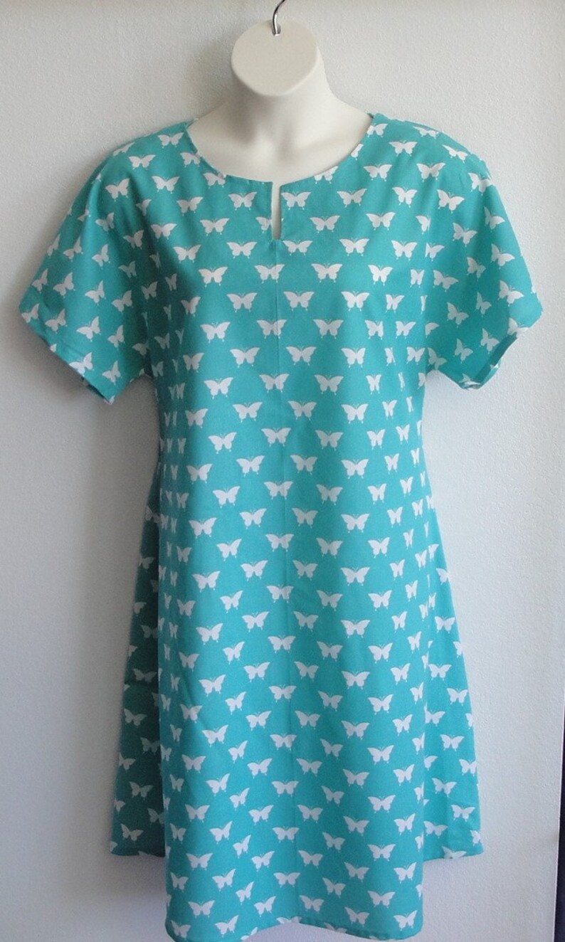 XS Post Surgery Nightgown shoulder Breast Cancer Etsy