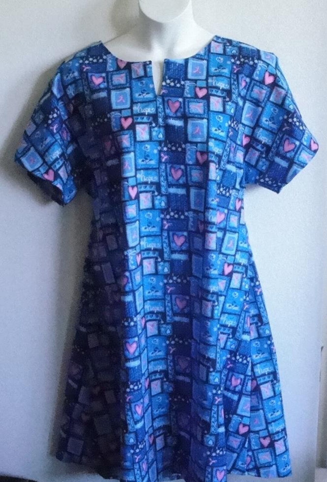 S Post Surgery Gown shoulder Surgery Mastectomy Breast Cancer / Hospice