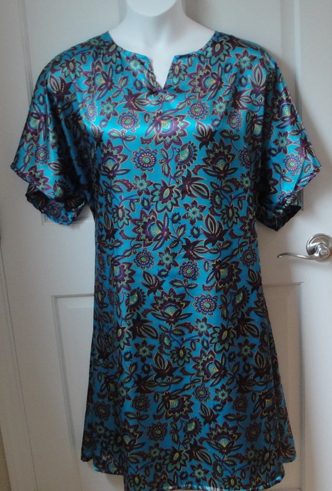 S Post Surgery Nightgown shoulder, Breast Cancer, Mastectomy / Hospital Gown / Adaptive Clothing