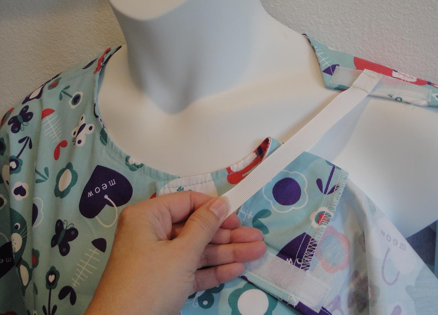 Spost Surgery Gown mastectomy Breast Cancer Shoulder Etsy