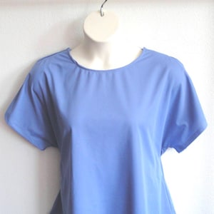 S- Wickaway Post Surgery Shirt (Shoulder,  Breast Cancer, Mastectomy)/ Adaptive Clothing / Hospice / Breastfeeding - Style Tracie