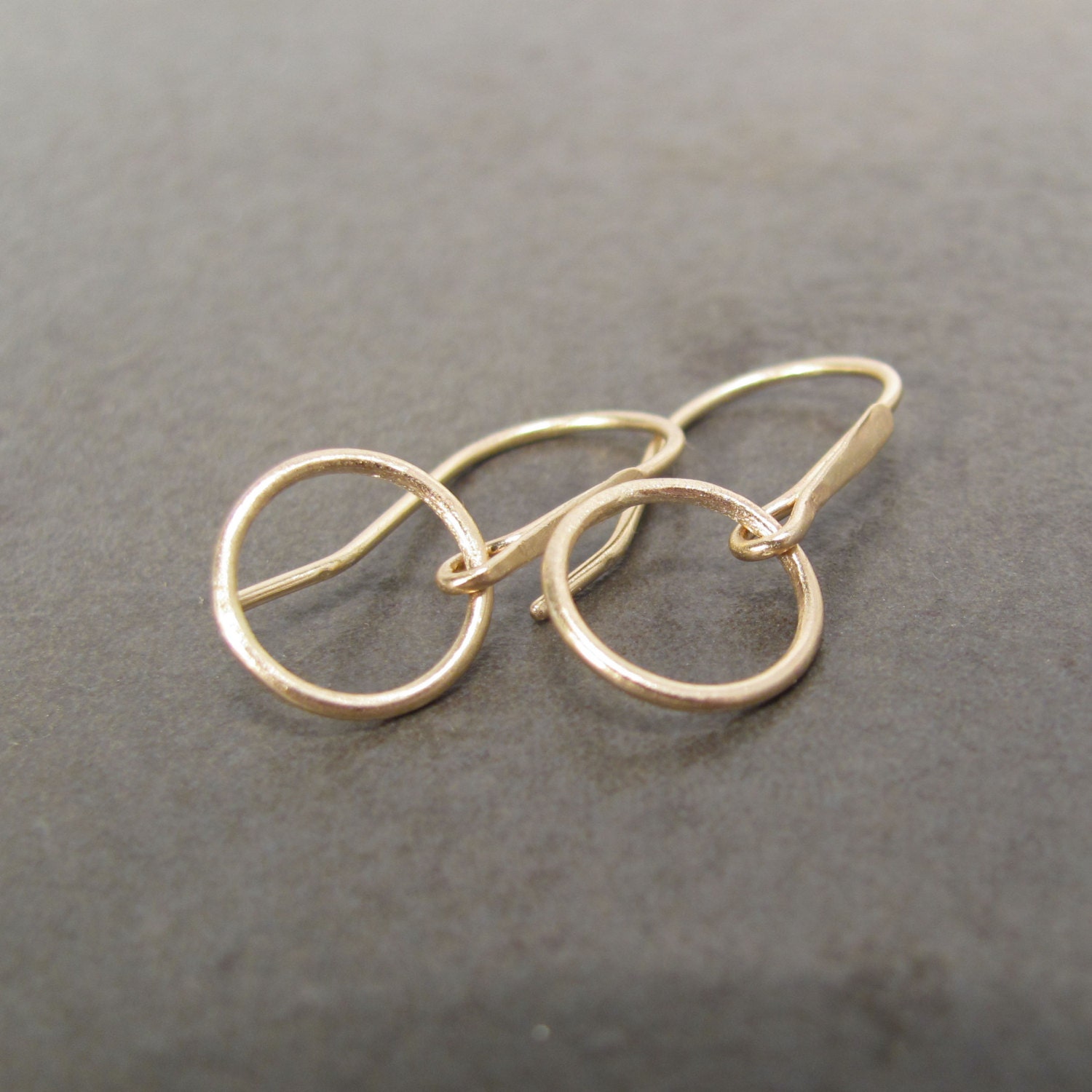 Small dangle hoop earrings Clearance