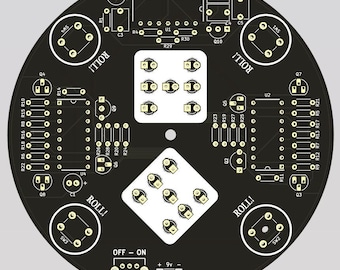 THT Electronics Soldering Practice Kit - Electronic Dice