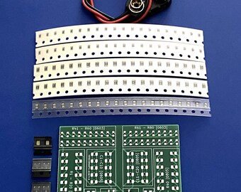 SMD/SMT Electronics Soldering Practice Circuit Board Kit - Flip-Flop