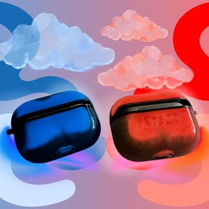 Glow in the Dark Quicksand AirPods-hoesje – past op alle modellen – unieke, beschermende en lichtgevende siliconen hoes