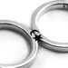 Matching Ringshis and Her, Couples Ring Set, Split Heart Band, Silver ...