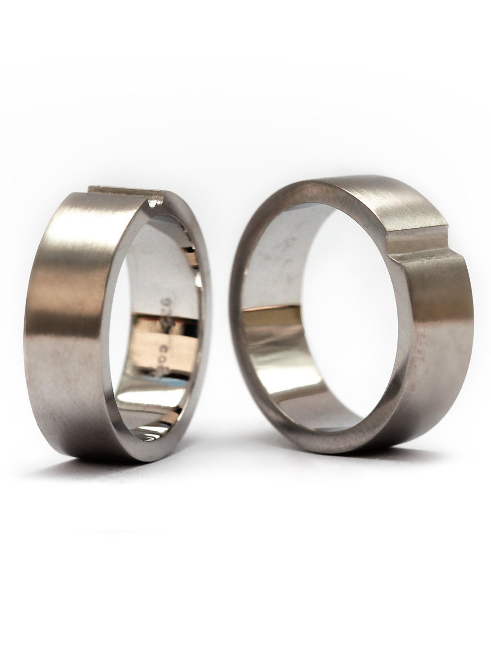 10pcs Metal Geometric Heart Shaped Rings Gift Set