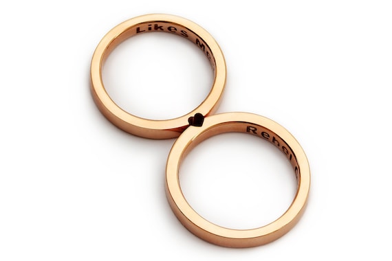 Get the Perfect 9k Rose Gold Wedding Rings | GLAMIRA.in