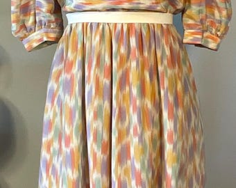 Vintage Diane Von Furstenburg Silk Midi Dress
