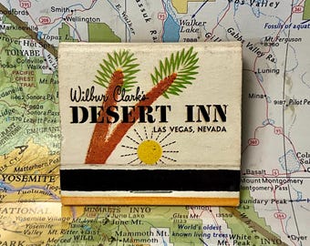 Matchbook - Wilbur Clark’s Desert Inn Vintage Matchbook (1)